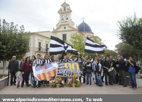 Ofrenda floral de aficionados del CD Castellón