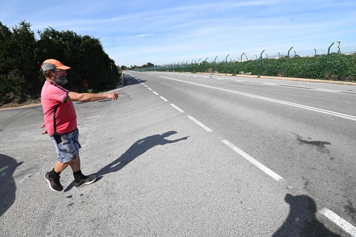 Vecinos de Torrellano Bajo denuncian los problemas que les causan las líneas continuas que Diputación ha establecido en sus accesos