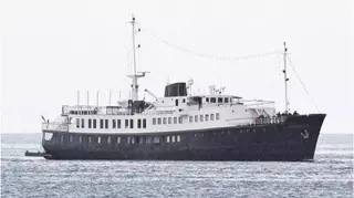 Topmodern und alt zugleich: Dieses Luxus-Schiff vor Mallorca hat eine besondere Vergangenheit