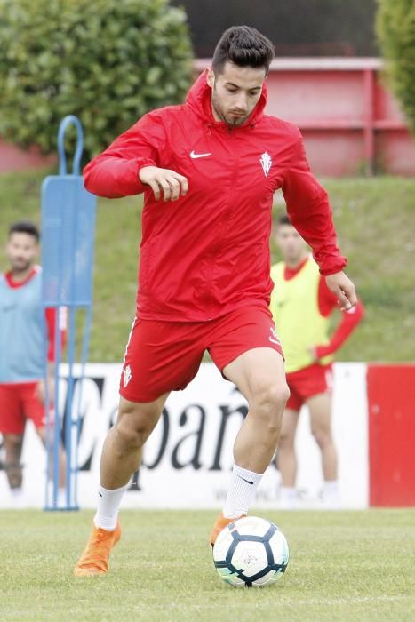 Entrenamiento del Sporting