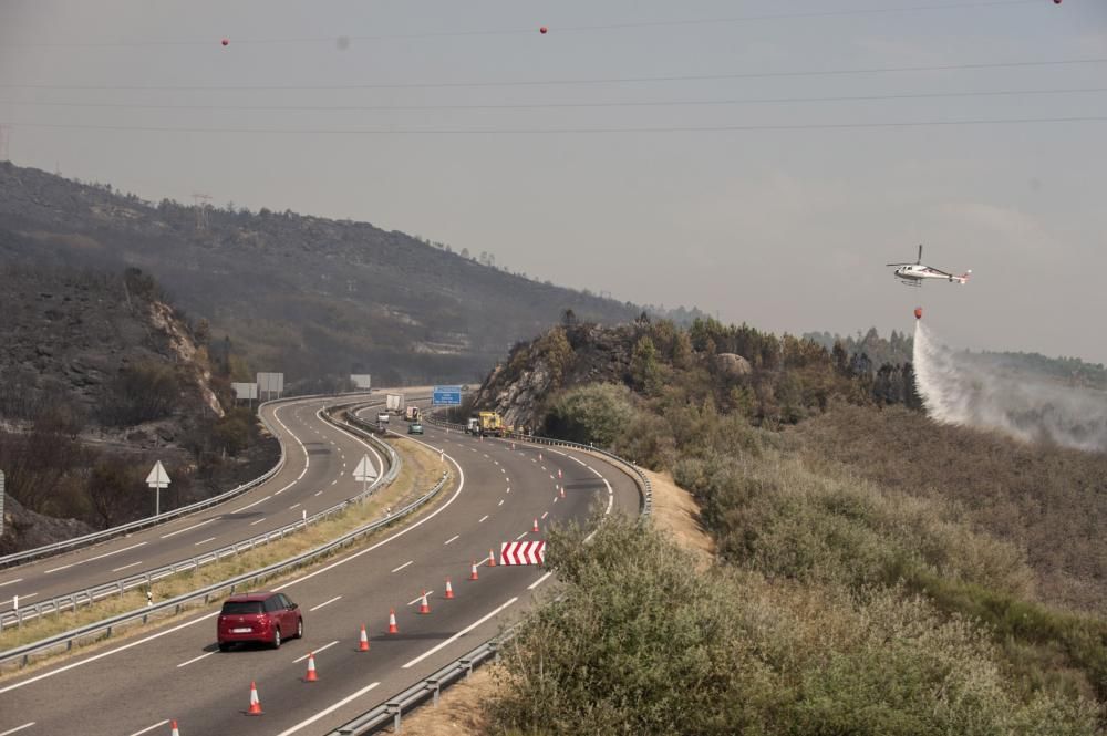 Incendios en Galicia | Desvastación del fuego en Monterrei