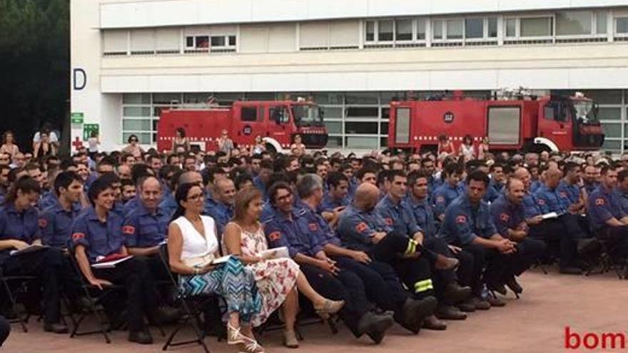 Sis dels nous bombers faran pràctiques a Girona