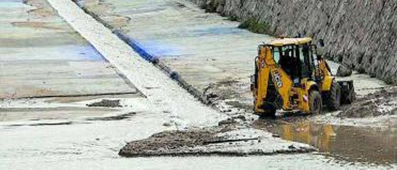 El río Vinalopó, a su paso por Elche