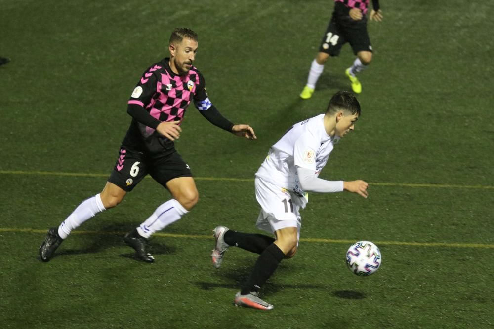 El cuadro santaeulaliense alcanza por primera vez la tercera ronda de la Copa del Rey tras lograr la clasificación en un trabajado encuentro