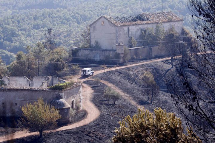 L'endemà de l'incendi a Girona