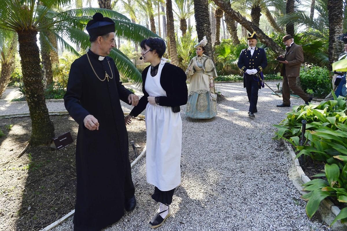 Recreación historica de la visita de la Emperatriz Sisi al Huerto del Cura