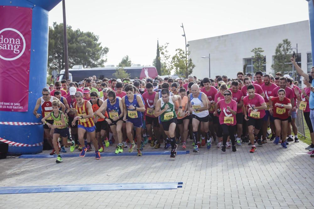 Carrera solidaria por la donación de sangre en la UIB