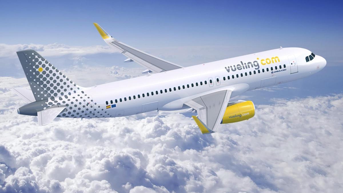 Un avión de Vueling.
