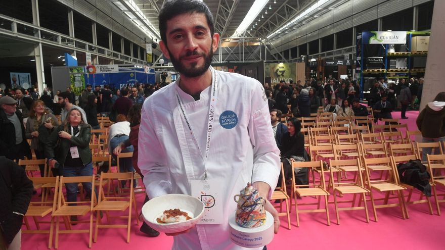 Víctor Basante, del Arrueiro de Laxe, gana el premio a Mejor Cocinero Gallego de 2025