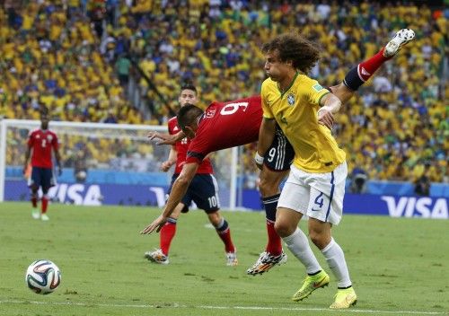 Las mejores imágenes del Brasil-Colombia