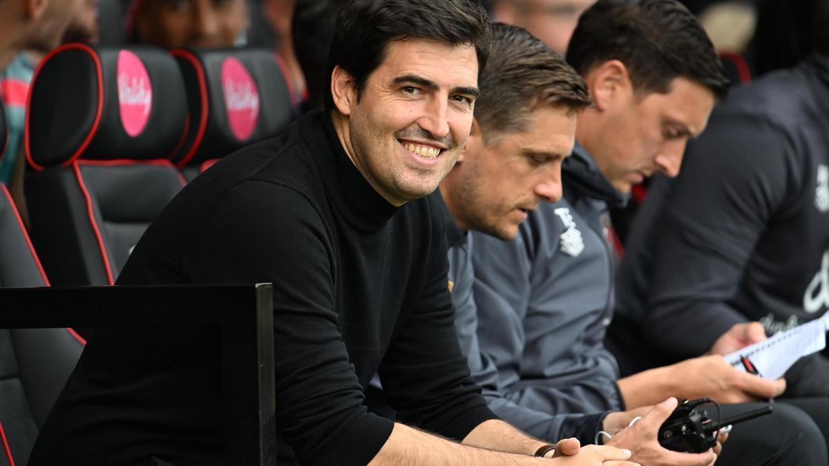 Andoni Iraola, entrenador del Bournemouth, en una imagen del pasado verano.