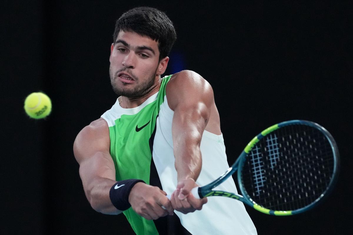 Open de Australia: Carlos Alcaraz - Alex de Miñaur, en imágenes.