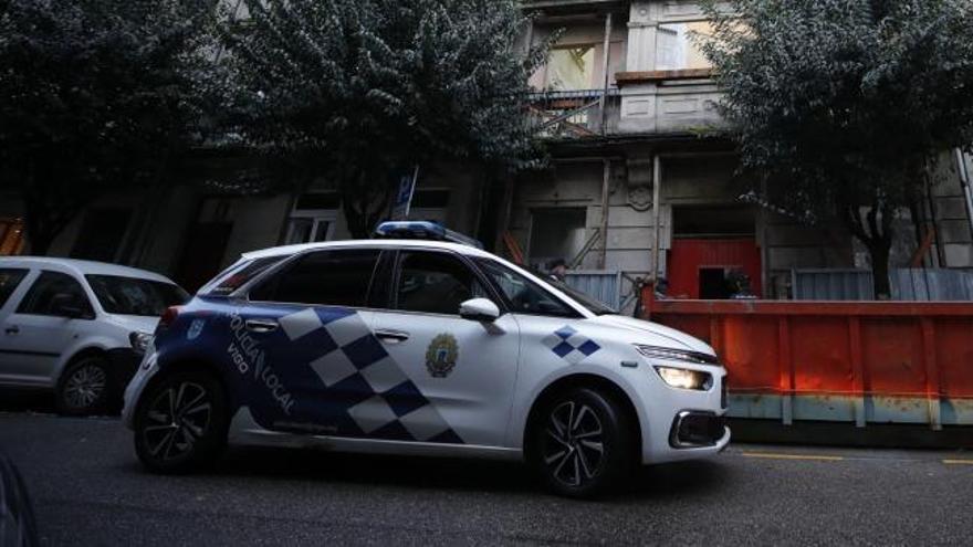 La Policía Local reduce a un hombre tras una pelea en Vigo
