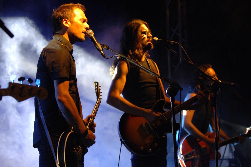 Concert a la plaça Sant Domènec inclòs dins la festa major del 2008