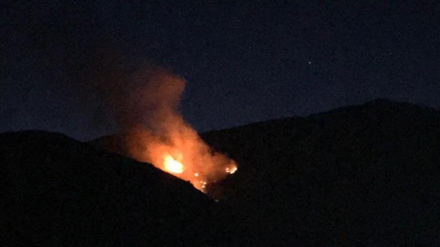 Incendio forestal en La Vera