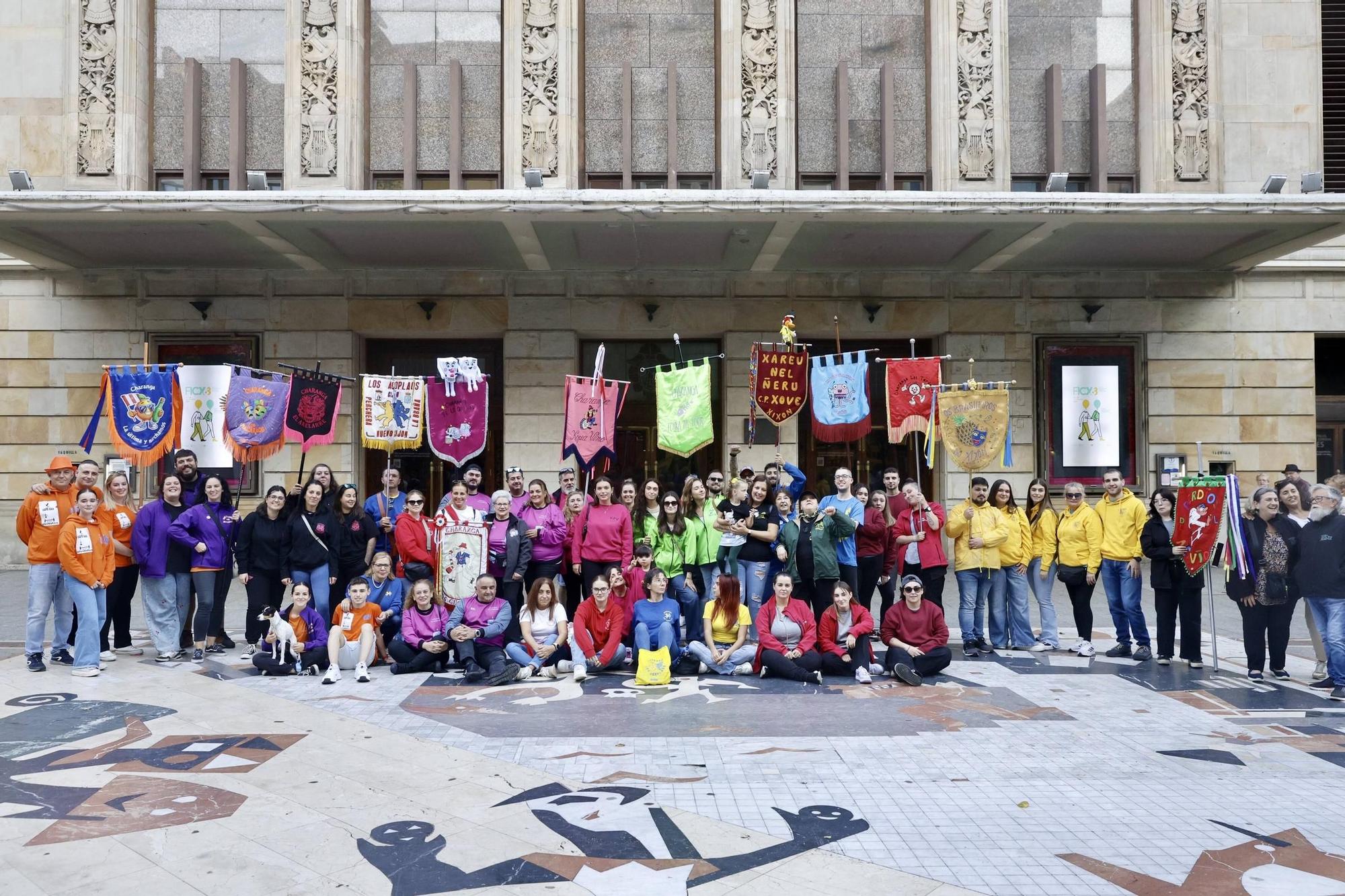 Las charangas del Antroxu de Gijón, tajantes ante su conflicto con el Ayuntamiento: "Un único lugar de ensayo es inviable" (en imágenes)