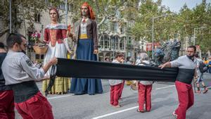 Els castells tornen a Barcelona un any i mig després