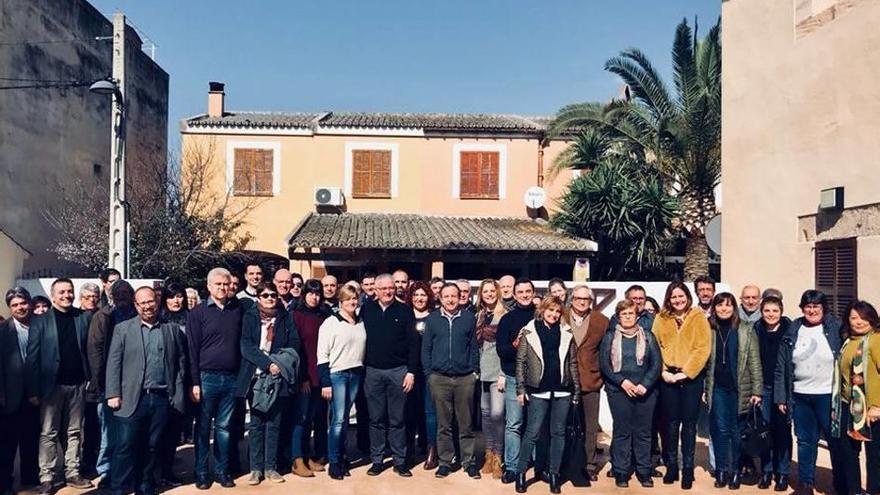 Representantes del Consell General reunidos ayer en Marratxí.