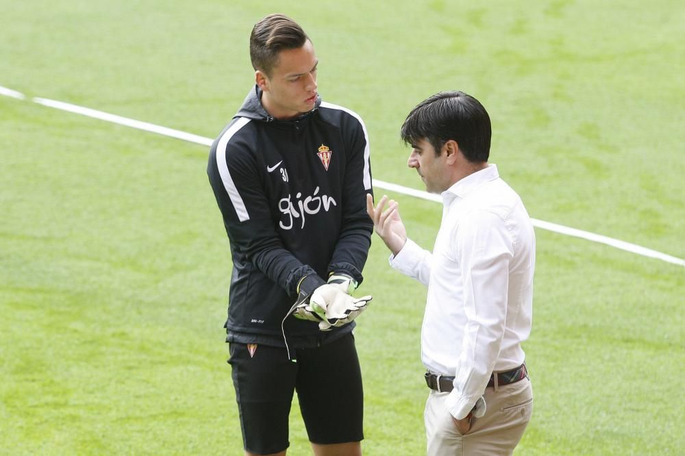 Entrenamiento del Sporting