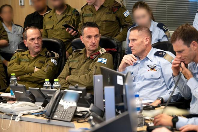 Reunión de los máximos responsables del ejército hebreo tras los ataques