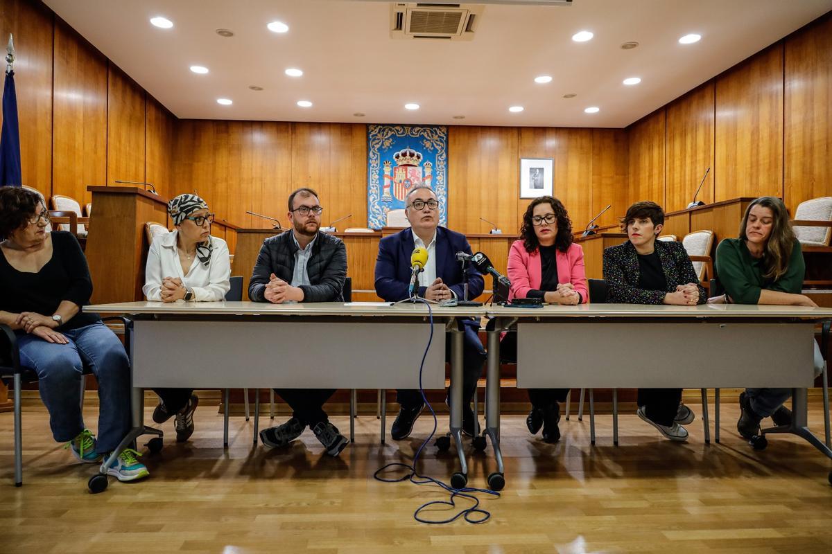 Un momento de la rueda de prensa