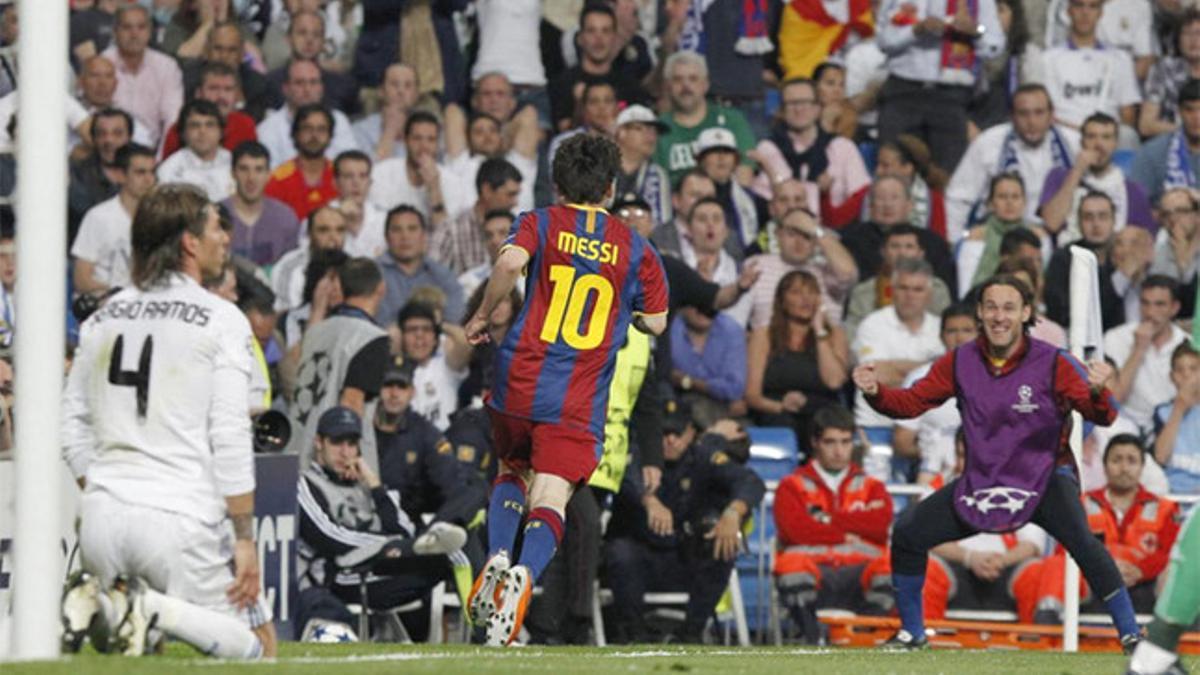 Leo Messi ha marcado 12 goles en el Bernabéu