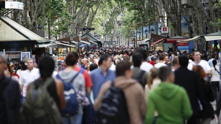 La Rambla de Barcelona cortada por un atropello múltiple