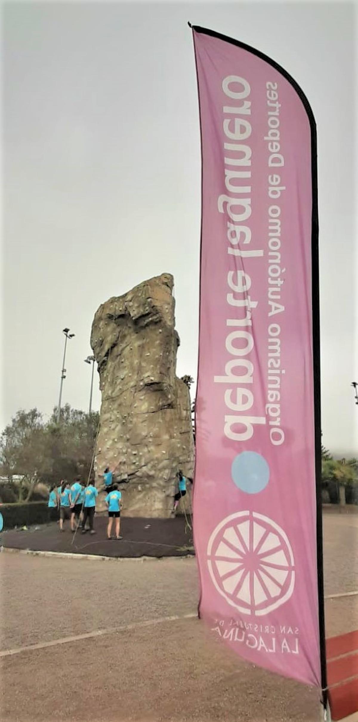 El rocódromo del parque de La Vega, en una imagen de archivo.