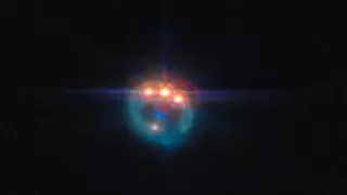 Así es el increíble anillo con trilogía capturado por el telescopio espacial James Webb