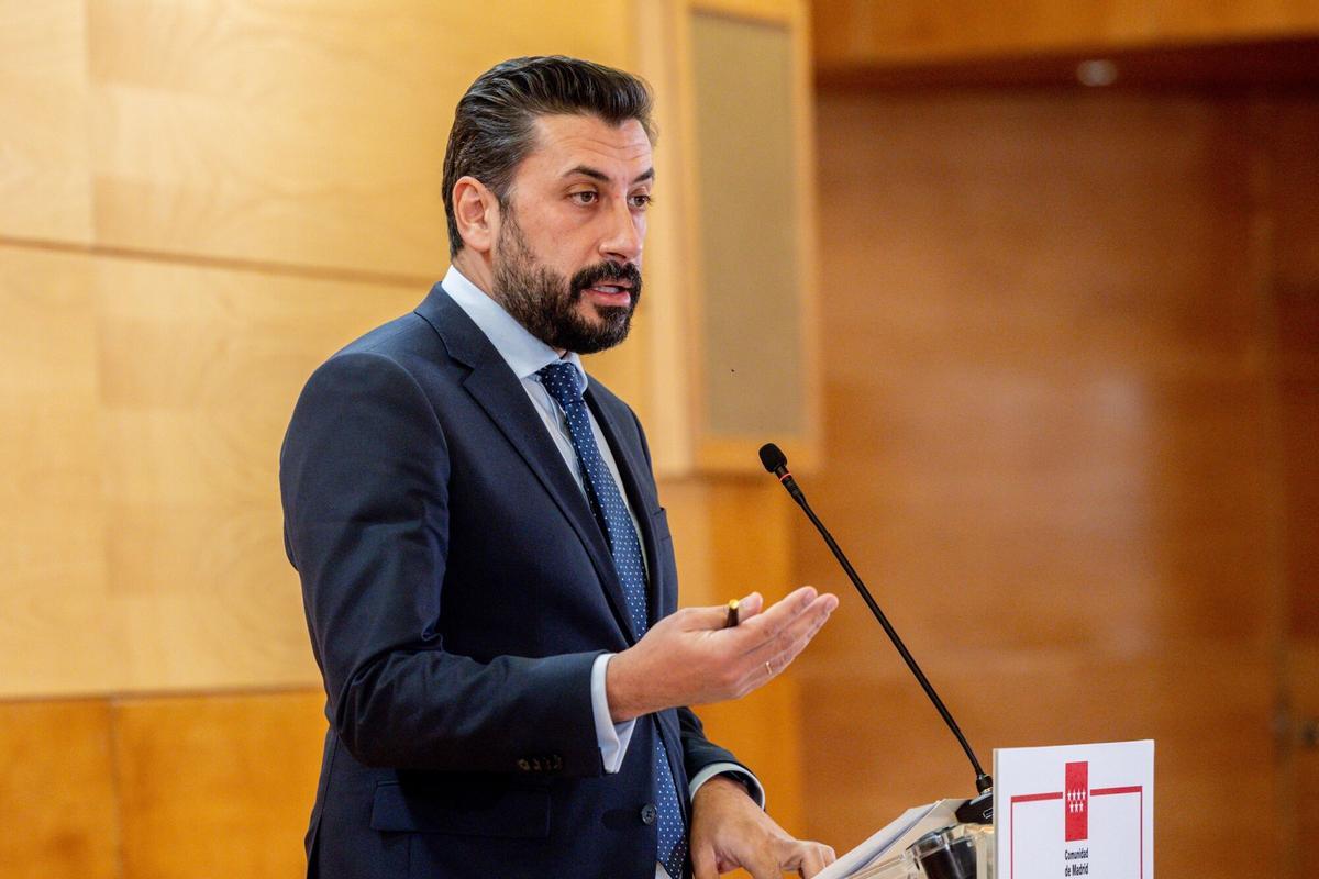 El portavoz del PP en la Asamblea de Madrid, Carlos Díaz-Pache.