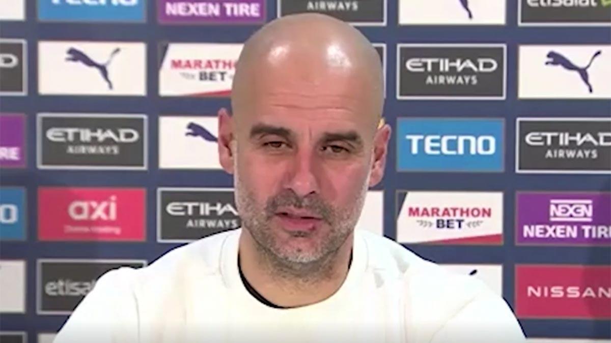 Guardiola habla sobre la pérdida de peso de Ferran Torres tras pasar la COVID-19