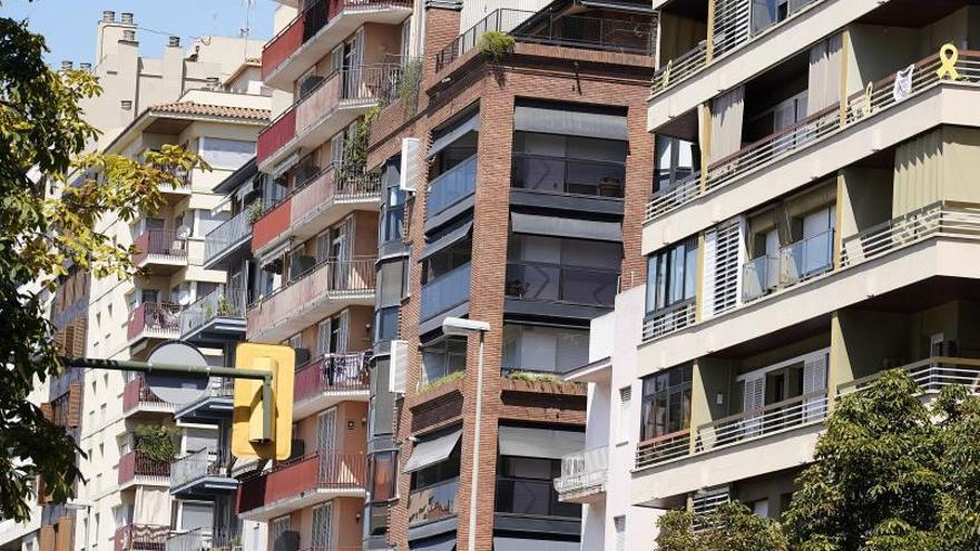 Alguns habitatges del carrer Emili Grahit, a Girona. Imatge d’arxiu. | MARC MARTÍ FONT