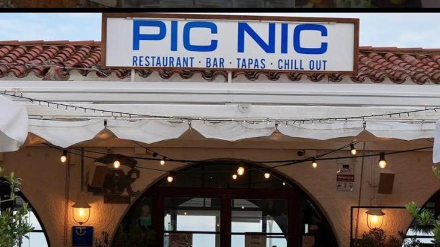 Entrada del restaurante Pic Nic, en Sitges (Garraf, Barcelona)