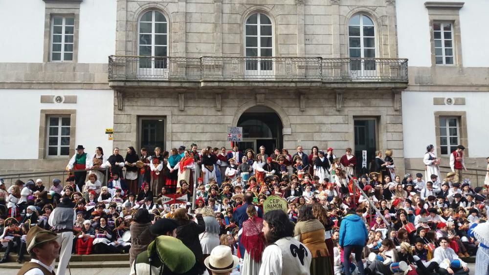 Así viven los niños la Reconquistiña de de Vigo