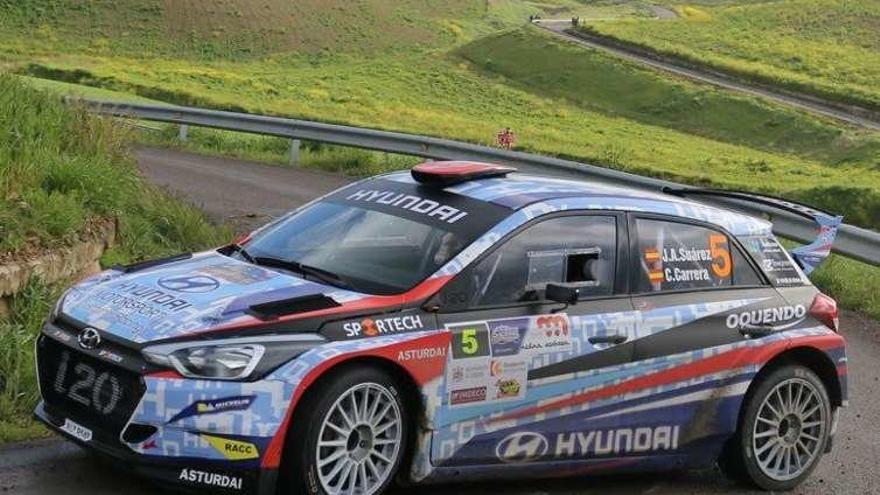 El Hyundai i20 R5 de &quot;Cohete&quot; Suárez.