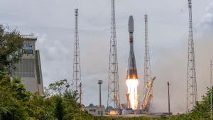 Lanzamiento de  cuatro satélites de la constelación Ob3 el pasado 4 de abril en la Guayana francesa.