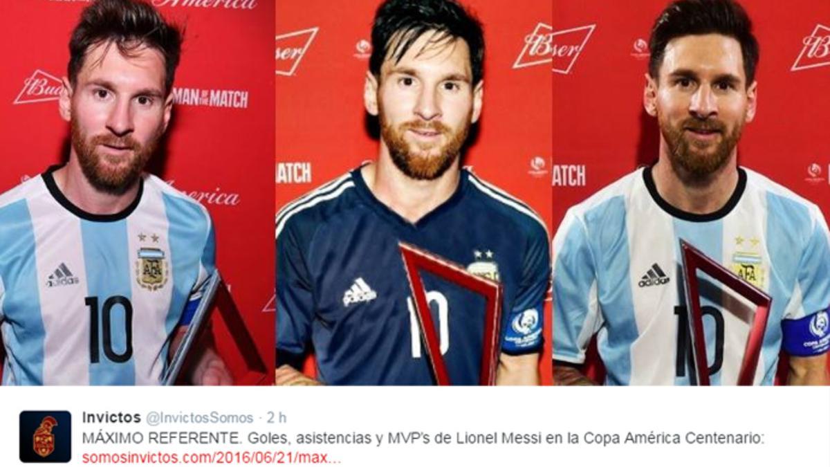 Messi ya tiene tres MVP