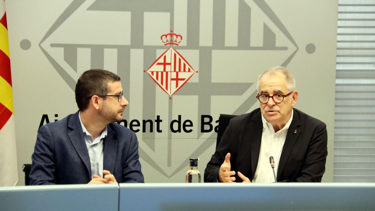 Jordi Castellana y Jordi Valls en rueda de prensa.
