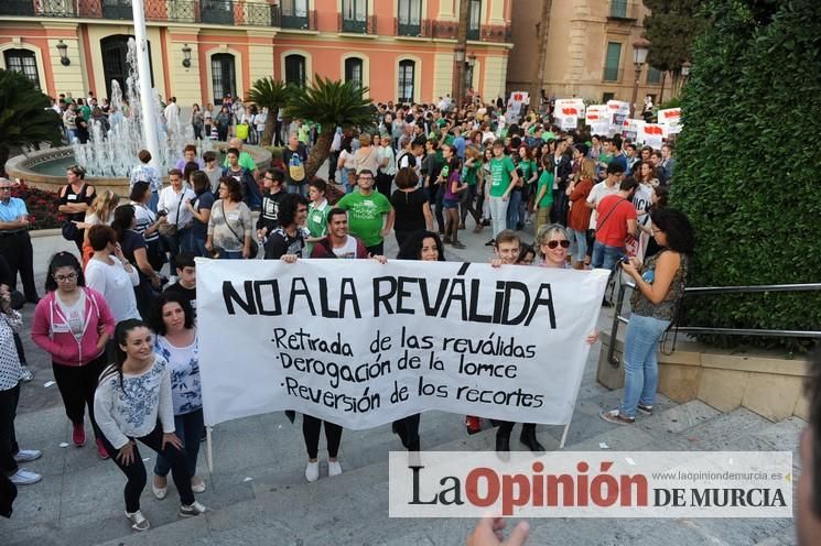 Manifestación contra la LOMCE en Murcia