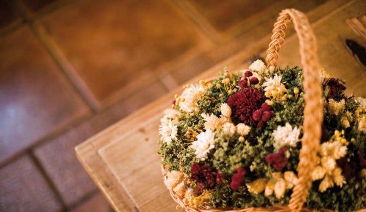 Detalle de la
casa rural La Venta del
Alma, en Robledo
de Guzpeña.