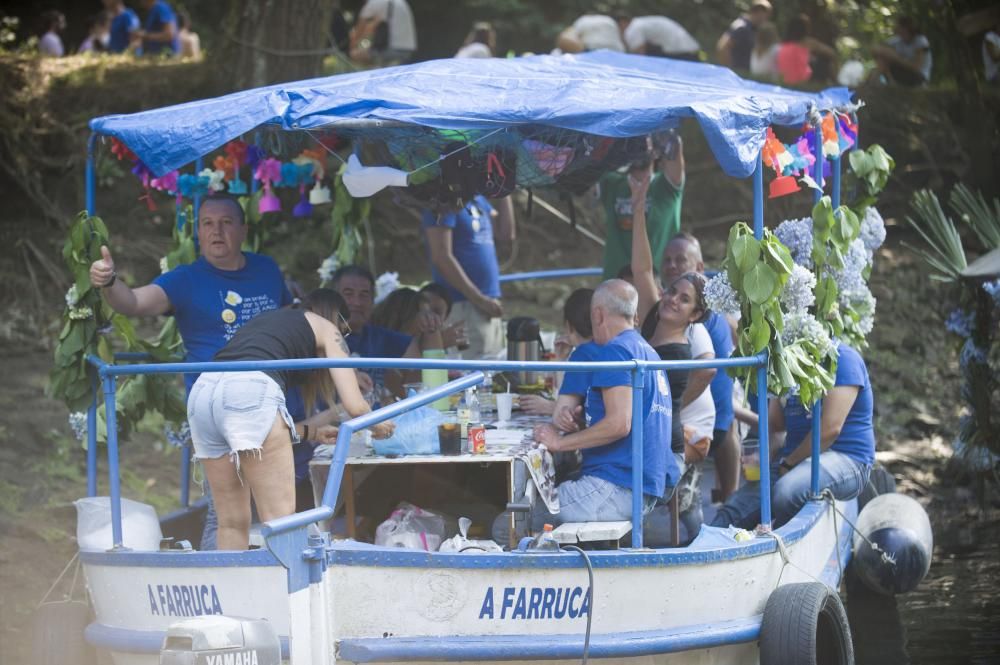 Jira de Os Caneiros en un día laborable