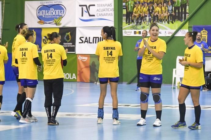 26-02-20 DEPORTES. PABELLON DE LAS REMUDAS. BARRIO DE LAS REMUDAS. TELDE. Partido de balonmano femenino entre el Remudas Rocasa y el Guardés disputado en Pabelloon Antonio Moreno del barrio teldense de Las Remudas.    Fotos: Juan Castro.  | 26/02/2020 | Fotógrafo: Juan Carlos Castro