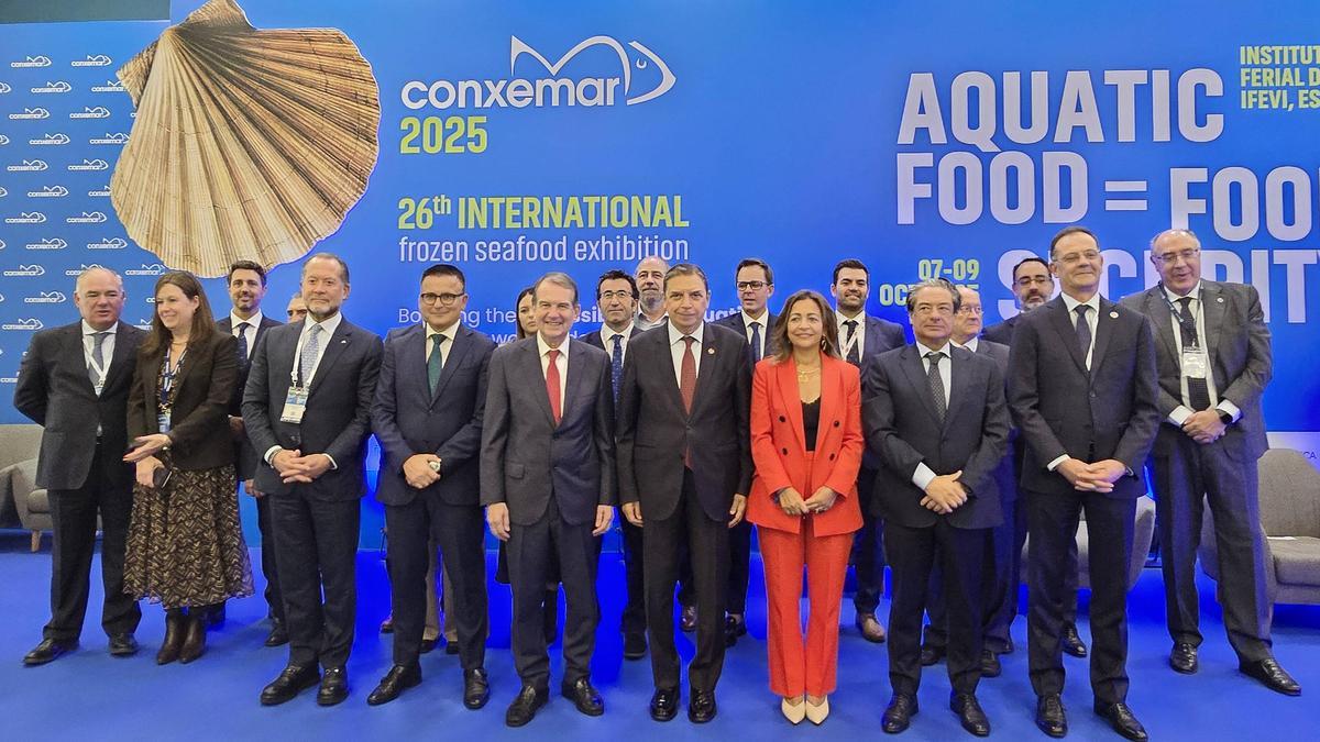 José González y Abel Caballero, juntos durante la inauguración de la última edición de Conxemar.