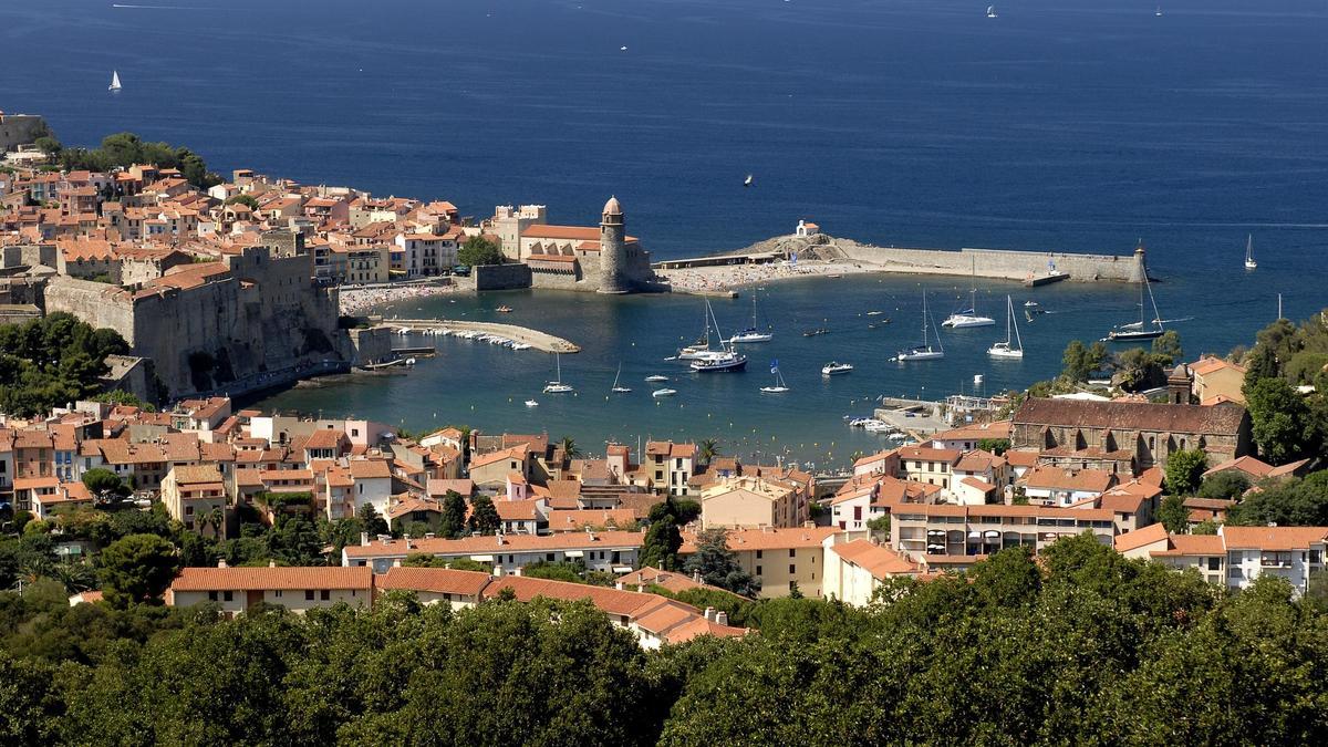 Vista aérea de Collioure