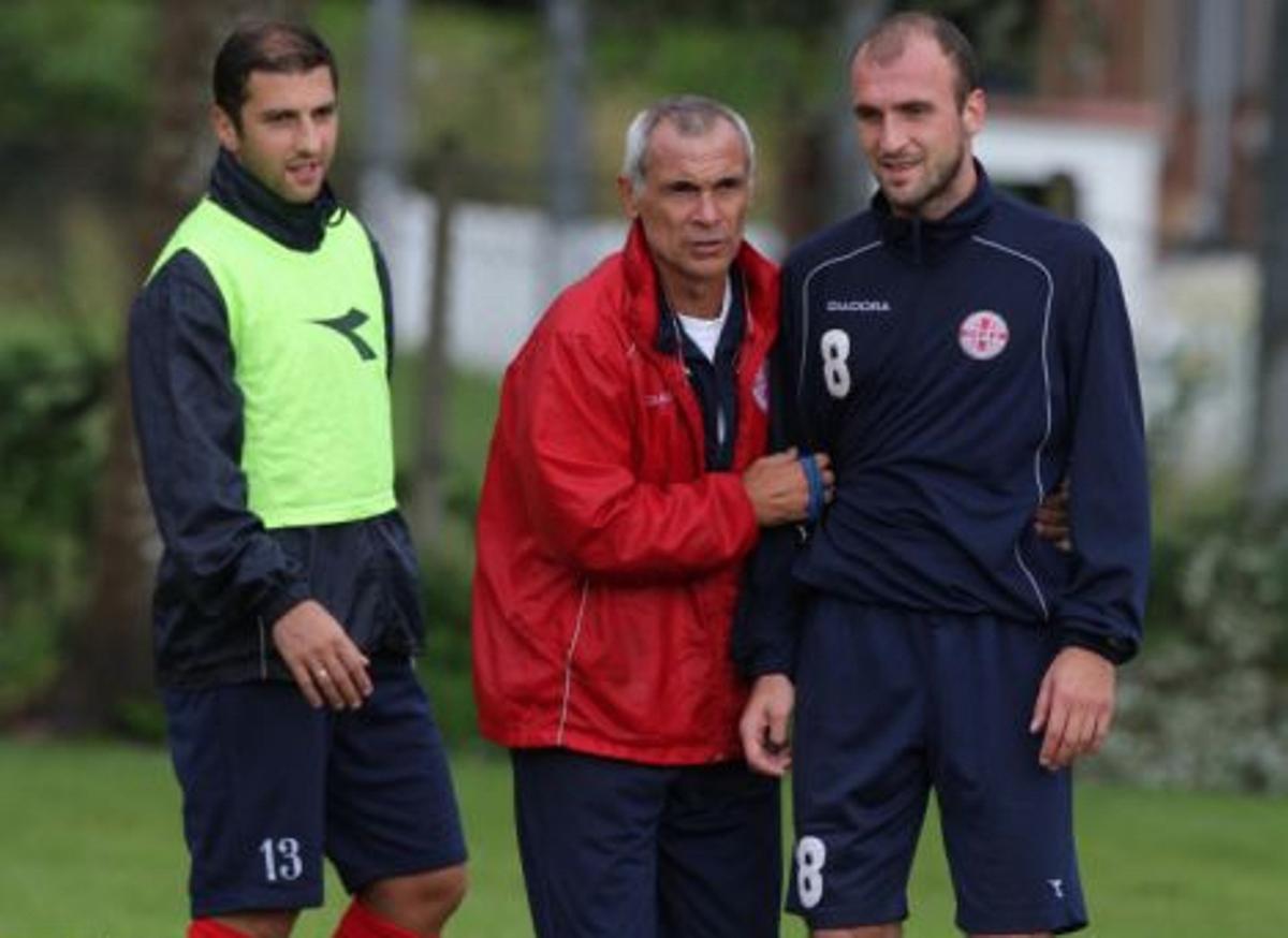 Héctor Cúper en la selección de Georgia (2008)