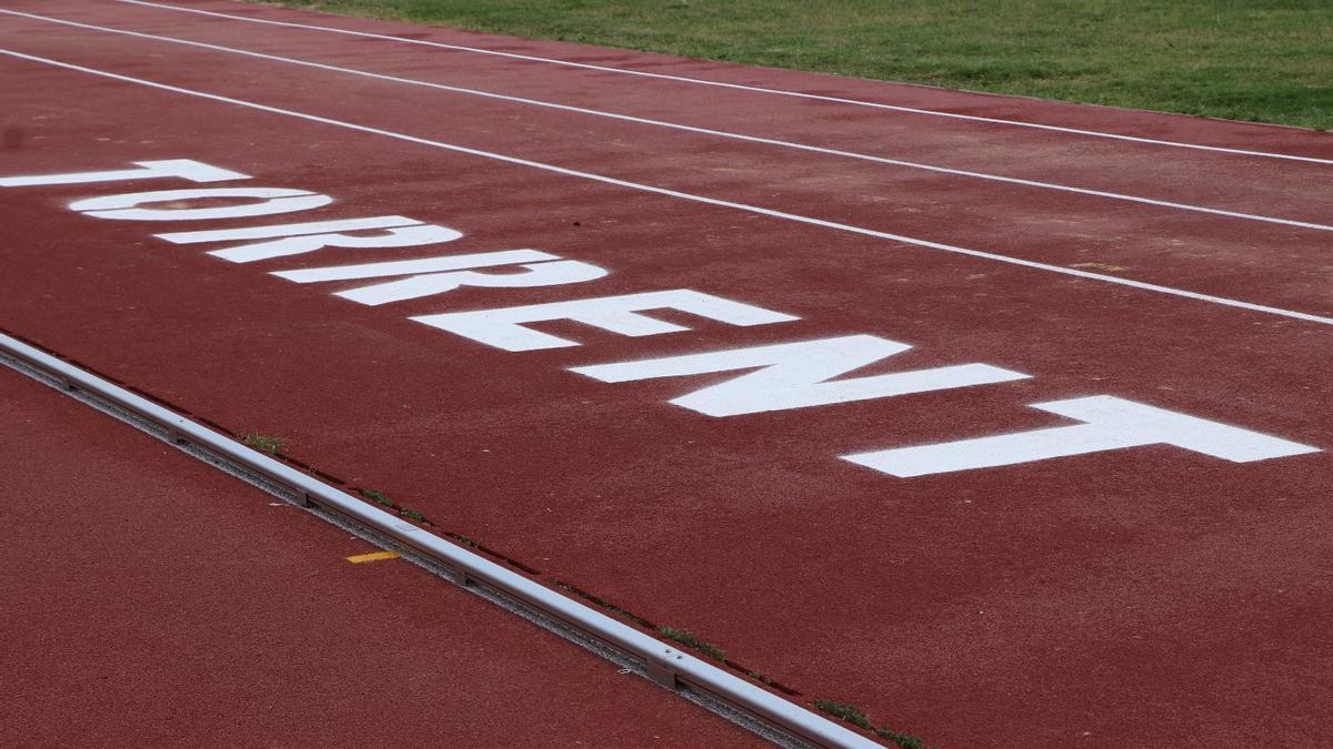 Pista de atletismo en Parc Central.