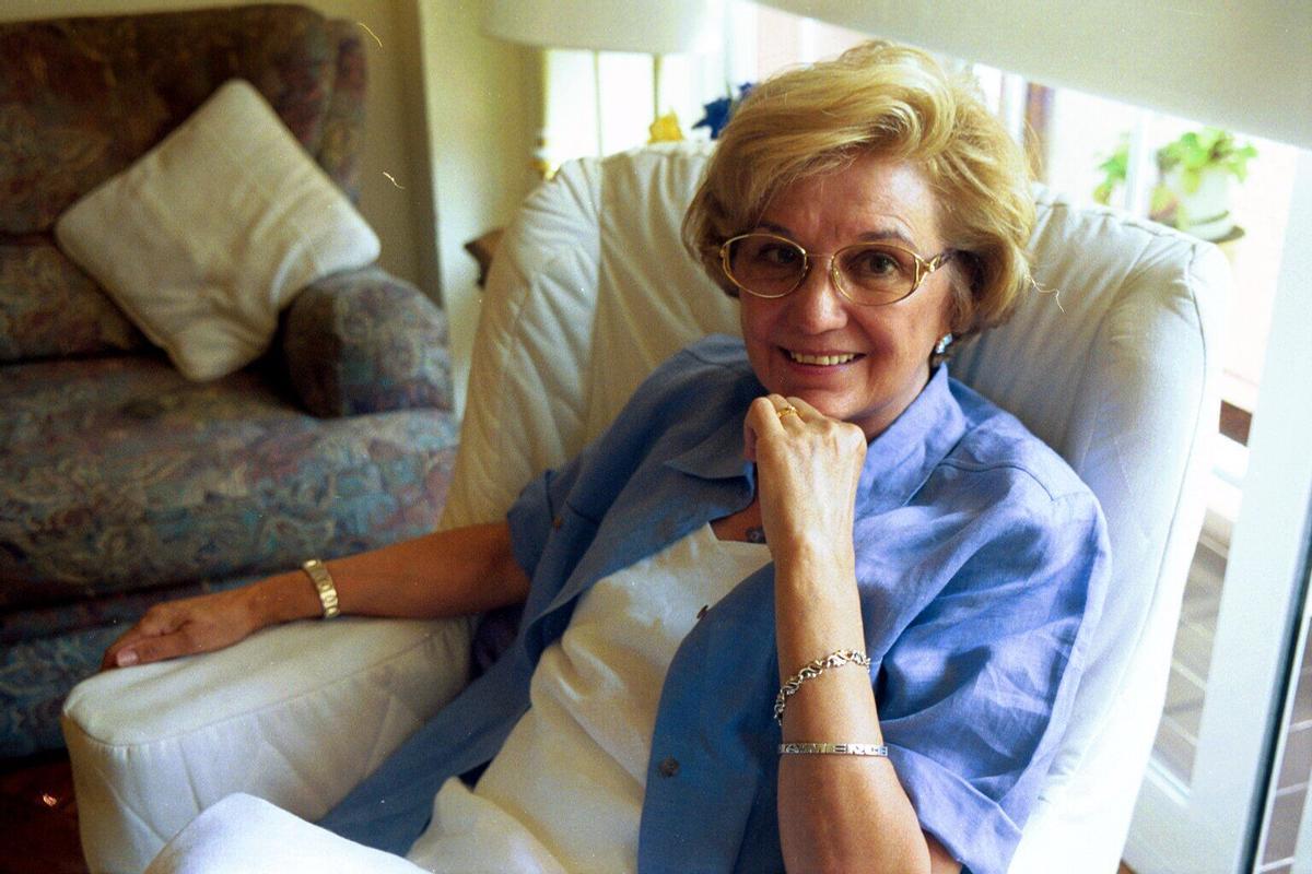 Mercè Carbó, 'La mamá del millón, durante una entrevista con EL PERIÓDICO el 2 de julio de 1999.