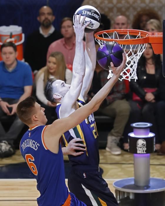 Las imágenes más espectaculares del concurso de mates del All Star de la NBA.