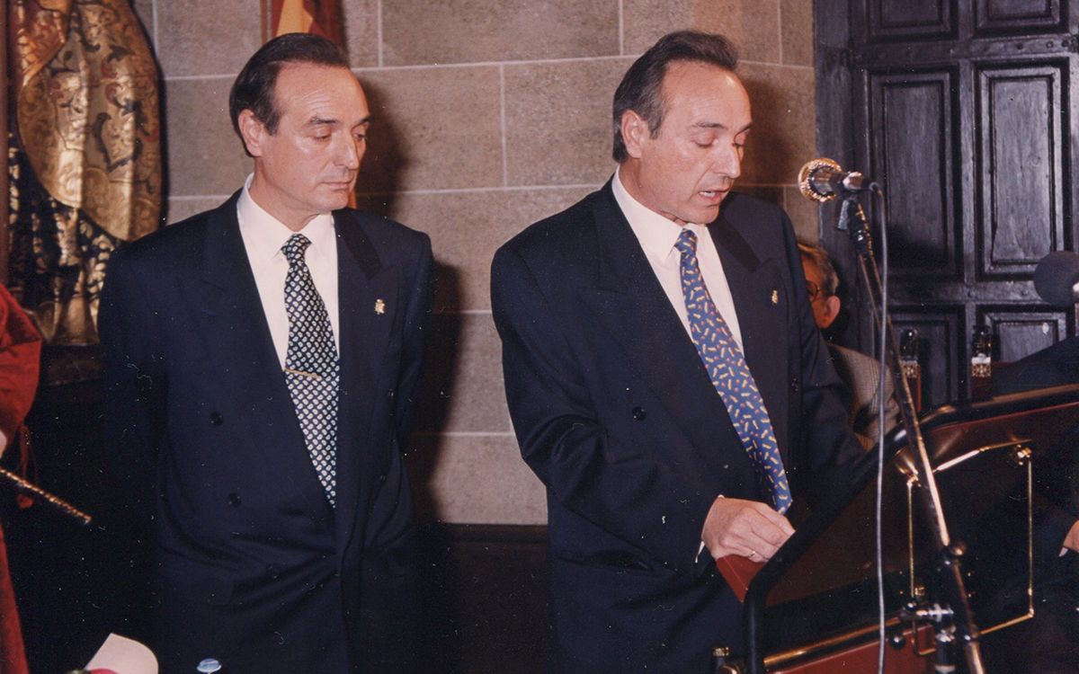 En la foto Alfredo y Agustín Gregori Perepérez, segunda generación de la familia Gregori. Artífices de la conversión de Grefusa en una marca de snacks.