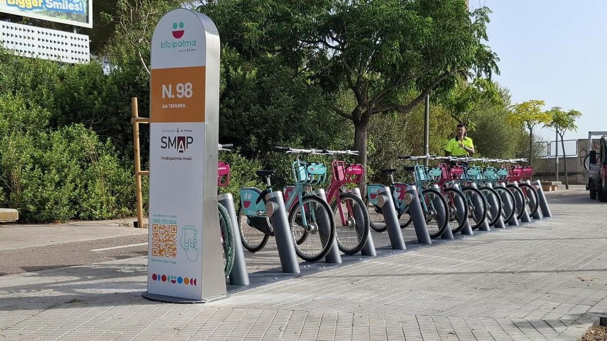 La nueva estación de BiciPalma en Sa Teulera.